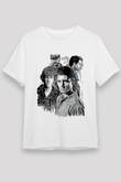 Supernatural Unisex Baskılı Beyaz Tişört - Tshirt
