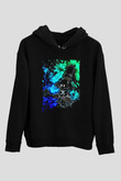 Süpürgeli CadıSiyah  Unisex Hoodie