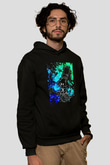 Süpürgeli CadıSiyah  Unisex Hoodie