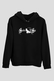 Swallow The Sun Baskılı Unisex Siyah Kapüşonlu Sweatshirt