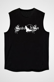 Swallow The Sun Baskılı Unisex Siyah Kolsuz Tişört - Tshirt
