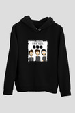 Swedish House Mafia Baskılı Unisex Siyah Hoodie