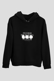 Swedish House Mafia Baskılı Unisex Siyah Hoodie