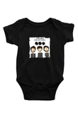Swedish House Mafia Baskılı Unisex Siyah Bebek Body - Zıbın