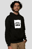 Swedish House Mafia Baskılı Unisex Siyah Hoodie