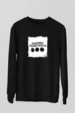 Swedish House Mafia Baskılı Unisex Siyah Sweatshirt
