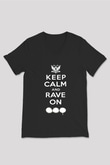 Swedish House Mafia Siyah Unisex V Yaka Tişört T-Shirt