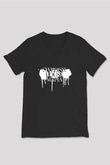 Swedish House Mafia Siyah Unisex V Yaka Tişört