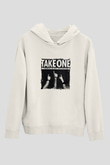 Swedish House MafiaBaskılı Beyaz Hoodie
