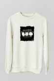 Swedish House MafiaBaskılı Beyaz Sweatshirt