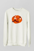 Swing Beyaz Unisex Sweatshirt