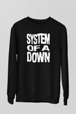 System of a Down Siyah Unisex Sweatshirt