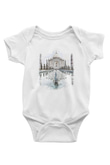Tac Mahal Beyaz Bebek Body - Zıbın