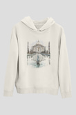 Tac Mahal Beyaz Unisex Hoodie