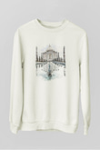 Tac Mahal Beyaz Unisex Sweatshirt