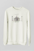Tac Mahal Beyaz Unisex Sweatshirt