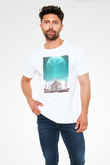 Tac Mahal Beyaz Unisex Tişört T-Shirt - TişörtFabrikası