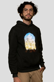 Tac Mahal Siyah Unisex Hoodie
