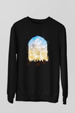 Tac Mahal Siyah Unisex Sweatshirt