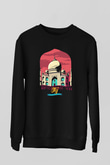 Tac Mahal Siyah Unisex Sweatshirt