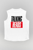 Talking Heads Beyaz Unisex Kolsuz Tişört