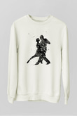 Tango Beyaz Unisex Sweatshirt