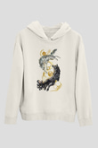 Tasarım KurtBeyaz  Unisex Hoodie