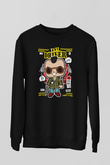 Taxi Driver Baskılı Unisex Siyah Sweatshirt