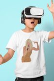 Taylor Swift Baskılı Beyaz Unisex Beyaz Çocuk Tişört - Tshirt
