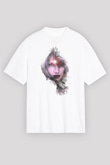 Taylor Swift Baskılı Beyaz Unisex Oversize Tişört - Tshirt