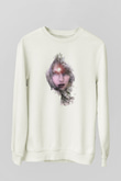 Taylor Swift Baskılı Beyaz Unisex Sweatshirt