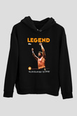 Ted DiBiase Siyah Unisex Kapüşonlu Sweatshirt