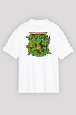 Teenage Mutant Ninja Turtles Ninja Kaplumbağalar Beyaz Unisex Tişört
