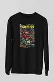 Teenage Mutant Ninja Turtles Ninja Kaplumbağalar Siyah Unisex Sweatshirt