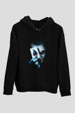 Tek Gözlü JokerSiyah  Unisex Hoodie