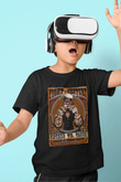 Temel Reis Popeye Baskılı Unisex Siyah  Çocuk Tişört