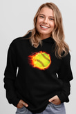 Tenis Siyah Unisex Hoodie