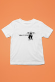 Teracious D Baskılı Beyaz Unisex Beyaz Çocuk Tişört - Tshirt