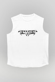 Testament Beyaz Unisex Kolsuz Tişört