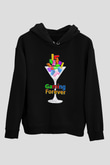 Tetris Siyah Unisex Hoodie