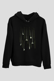 Tetris Siyah Unisex Hoodie