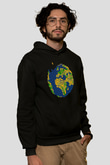 Tetris Siyah Unisex Hoodie