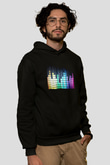 Tetris Siyah Unisex Hoodie