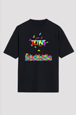 Tetris Siyah Unisex Tişört T-Shirt