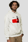 Texas Chain Saw Massacre Beyaz Unisex Kapşonlu Sweatshirt