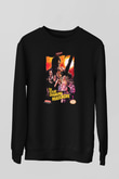 Texas Chain Saw Massacre Siyah Unisex Sweatshirt