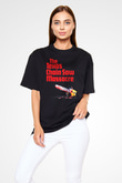Texas Chain Saw Massacre Siyah Unisex Oversize Tişört