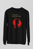 Texas Chain Saw Massacre Siyah Unisex  Sweatshirt