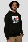 Texas Chain Saw Massacre Siyah Unisex Kapüşonlu Sweatshirt