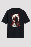 Texas Chain Saw Massacre Siyah Unisex Oversize Tişört